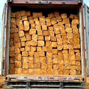 NICARAGUA (LATIN AMERICA) TEAK ROUGH SQUARE